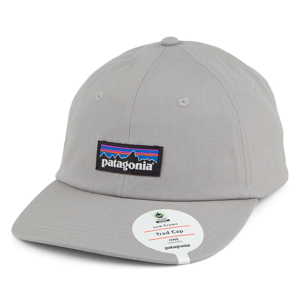 Gorra de béisbol P-6 Label LoPro Trad de algodón orgánico de Patagonia - Gris Claro
