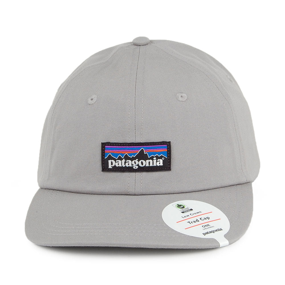 Gorra de béisbol P-6 Label LoPro Trad de algodón orgánico de Patagonia - Gris Claro
