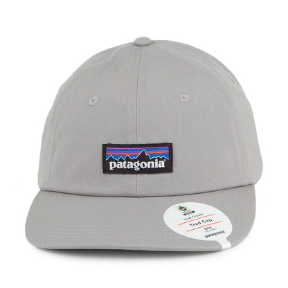 Gorra de béisbol P-6 Label LoPro Trad de algodón orgánico de Patagonia - Gris Claro