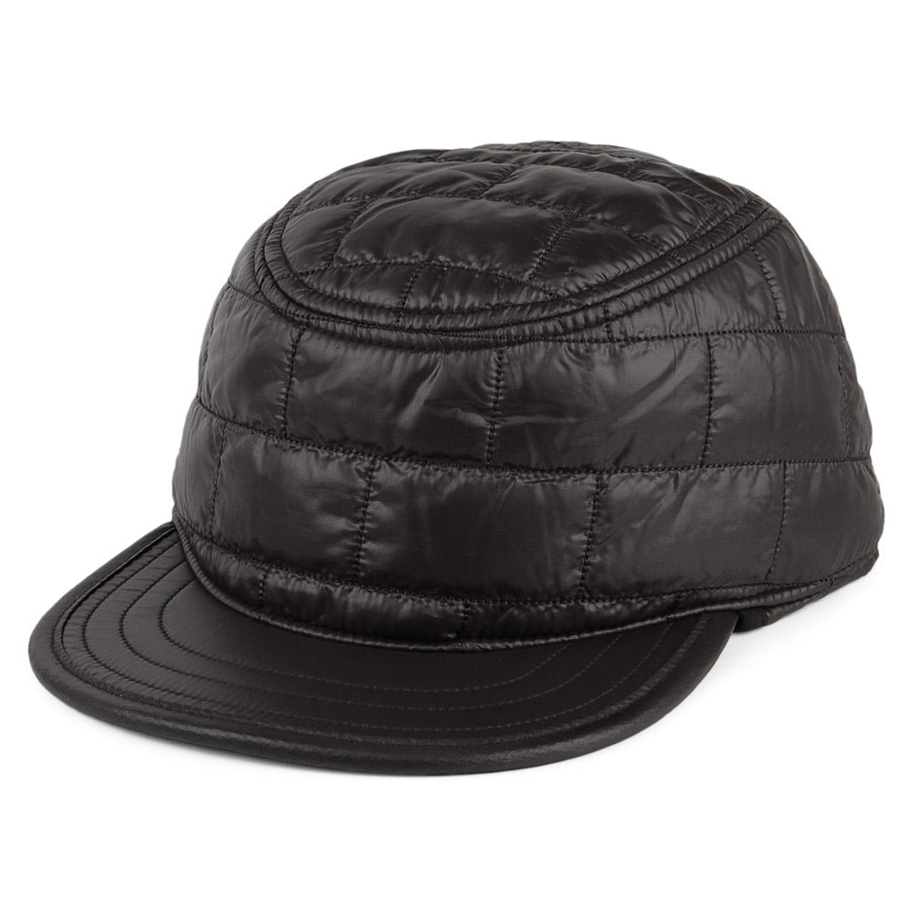 Gorra Nano Puff con orejeras de reciclado de Patagonia - Negro