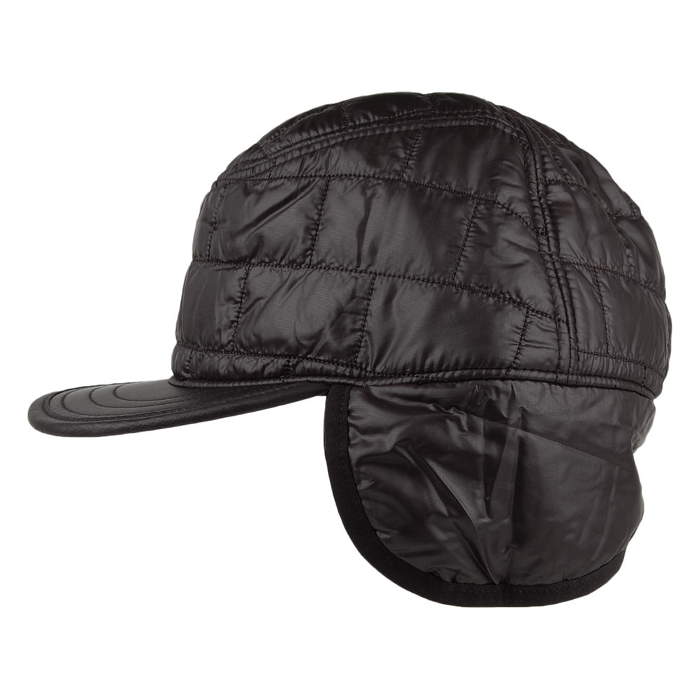 Gorra Nano Puff con orejeras de reciclado de Patagonia - Negro