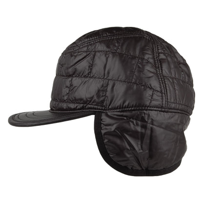 Gorra Nano Puff con orejeras de reciclado de Patagonia - Negro