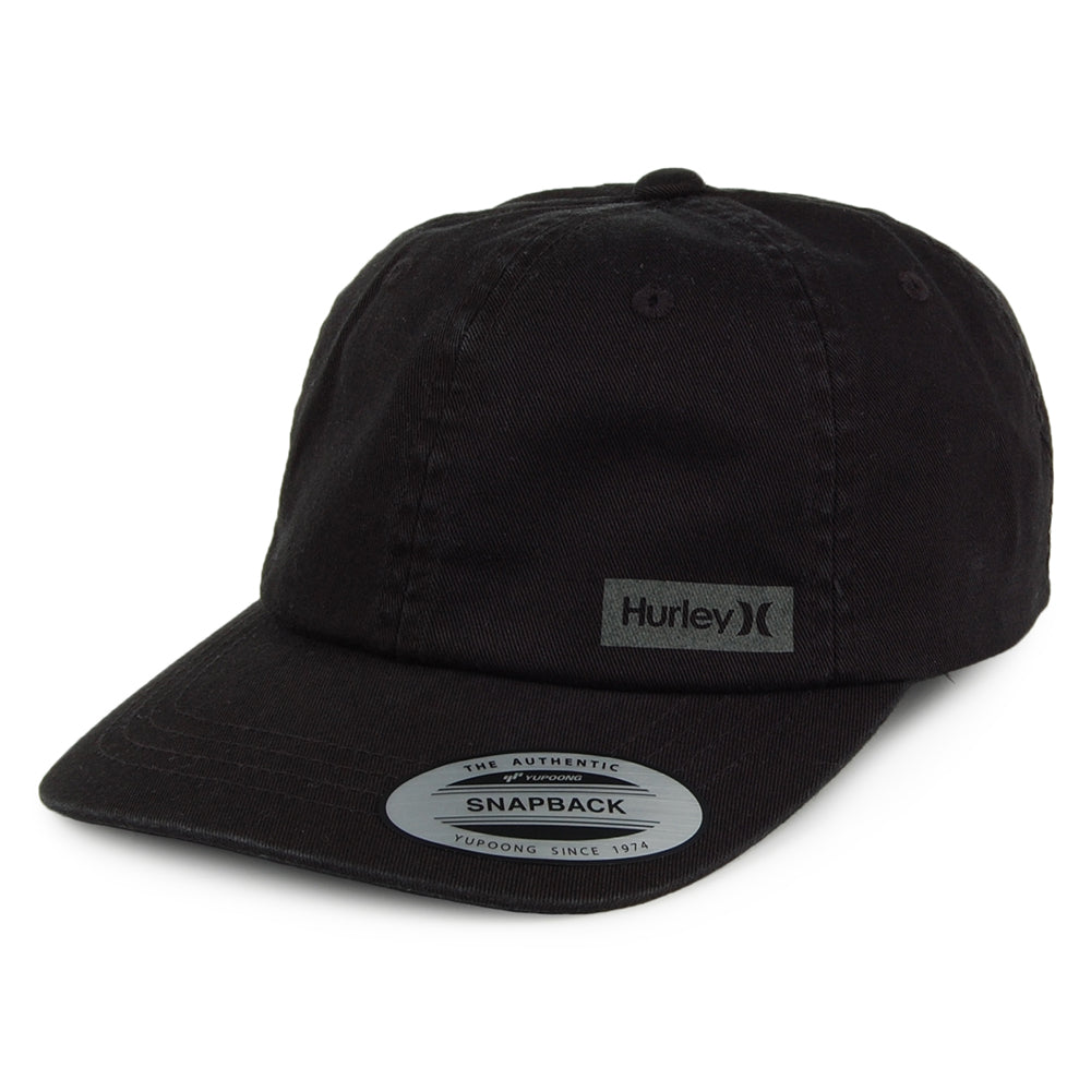 Gorra de béisbol One & Only Boxed de efecto lavado de Hurley - Negro