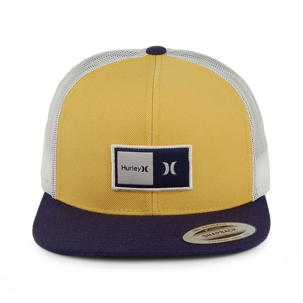 Gorra Trucker Natural de Hurley - Mostaza-Negro