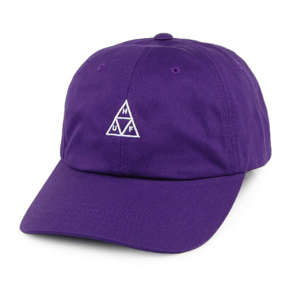 Gorra de béisbol Triple Triangle visera curvada de HUF - Morado