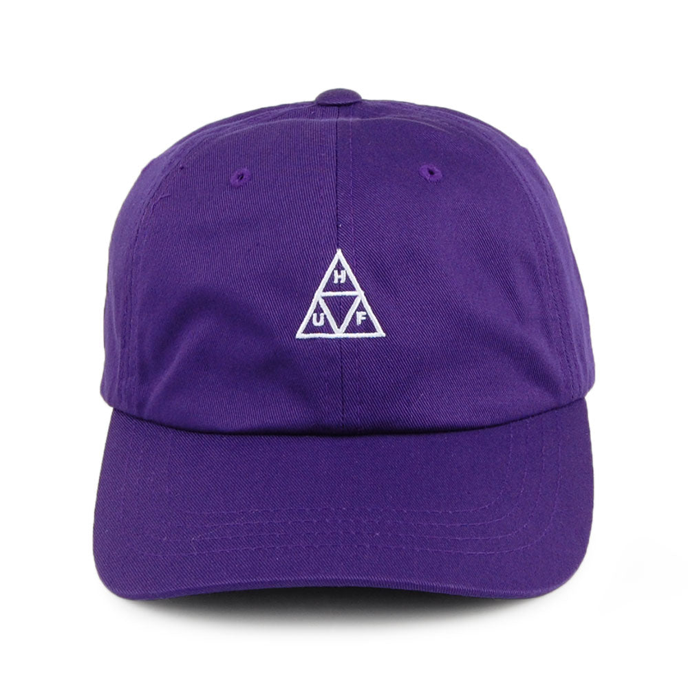 Gorra de béisbol Triple Triangle visera curvada de HUF - Morado