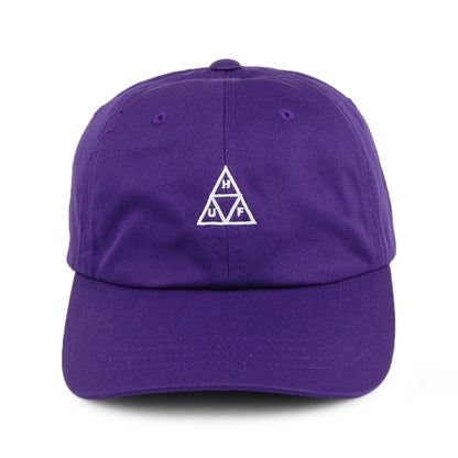 Gorra de béisbol Triple Triangle visera curvada de HUF - Morado