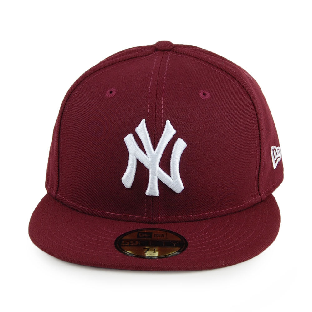 Gorra 59FIFTY MLB League Essential NY Yankees New Era - Granate-Blanco