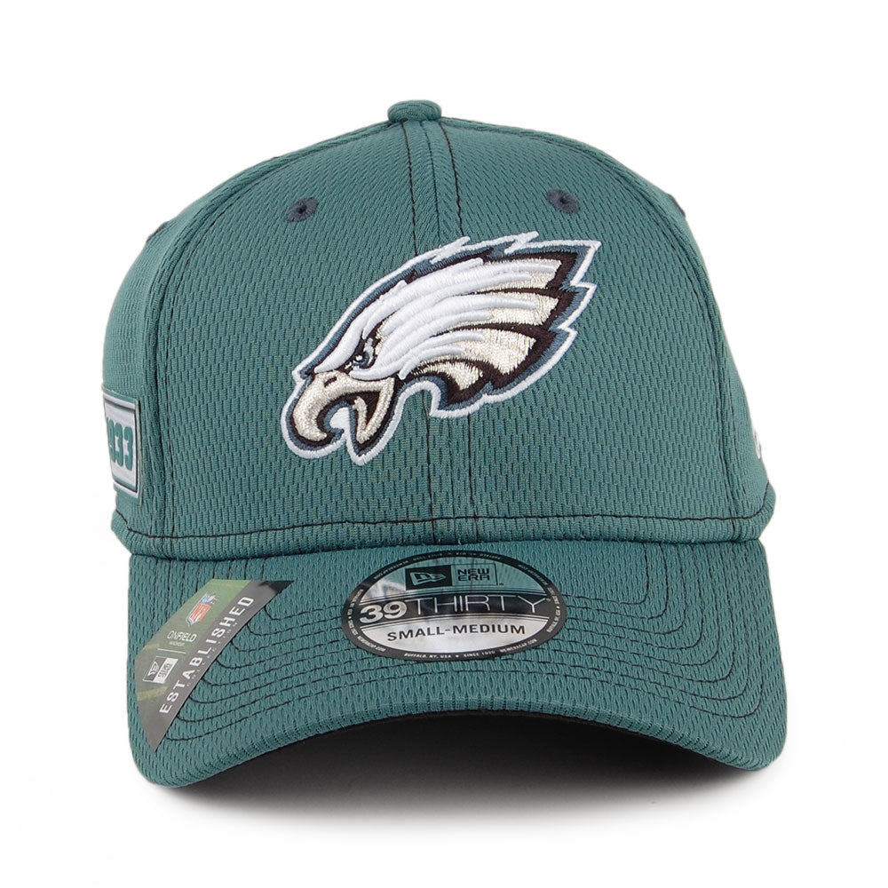 Gorra de béisbol 39THIRTY NFL Onfield Road Philadelphia Eagles de New Era - Verde