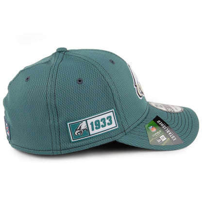 Gorra de béisbol 39THIRTY NFL Onfield Road Philadelphia Eagles de New Era - Verde