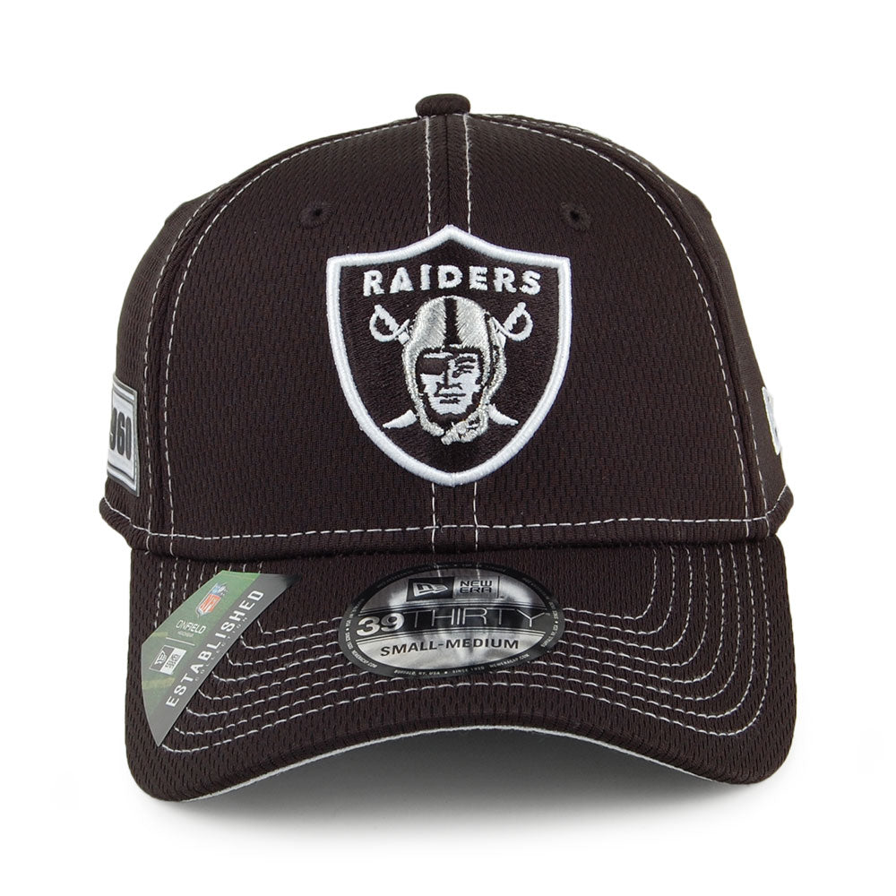 Gorra de béisbol 39THIRTY NFL Onfield Road Las Vegas Raiders de New Era - Negro