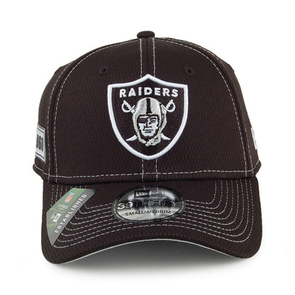 Gorra de béisbol 39THIRTY NFL Onfield Road Las Vegas Raiders de New Era - Negro