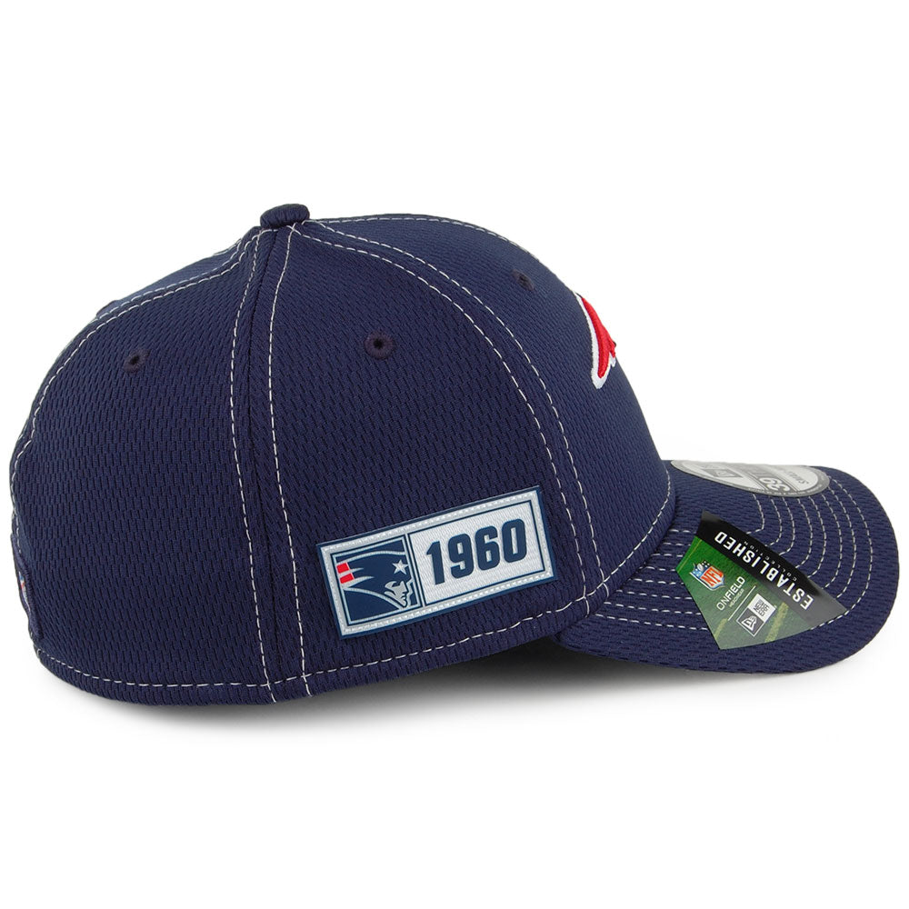 Gorra de béisbol 39THIRTY NFL Onfield Road New England Patriots de New Era - Azul Marino