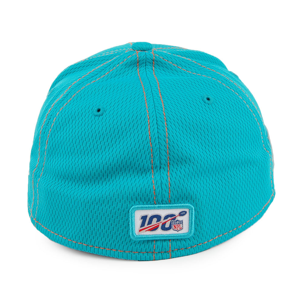Gorra de béisbol 39THIRTY NFL Onfield Road Miami Dolphins de New Era - Verde Azulado