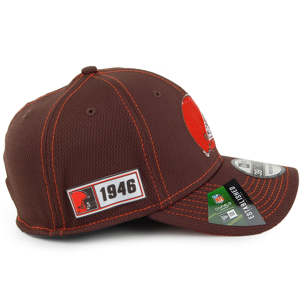 Gorra de béisbol 39THIRTY NFL Onfield Road Cleveland Browns de New Era - Marrón