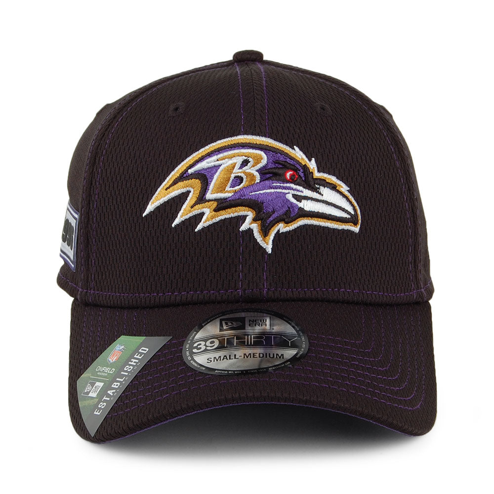 Gorra de béisbol 39THIRTY NFL Onfield Road Baltimore Ravens de New Era - Negro