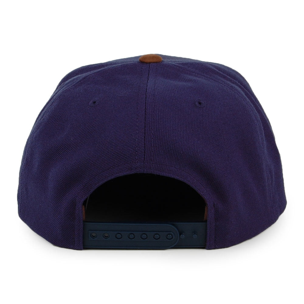 Gorra Snapback Jolt de Brixton - Azul Marino-Marrón
