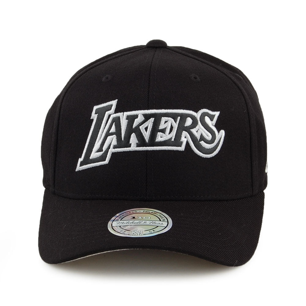 Gorra Snapback Outline L.A. Lakers de Mitchell & Ness - Negro