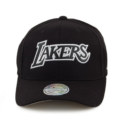 Gorra Snapback Outline L.A. Lakers de Mitchell & Ness - Negro