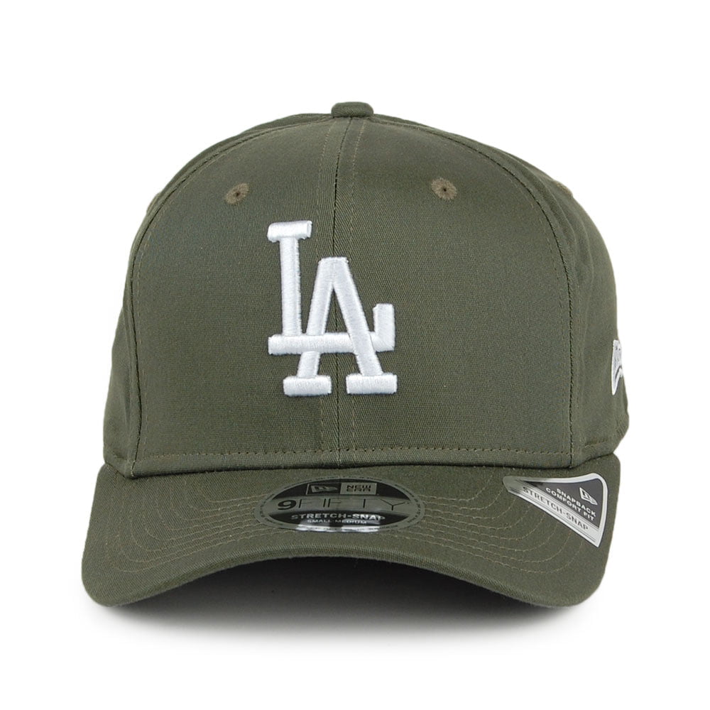 Gorra Snapback 9FIFTY MLB Tonal Stretch L.A. Dodgers de New Era - Verde Oliva