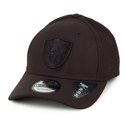 Gorra de béisbol 9FORTY NFL Mono Team Colour Las Vegas Raiders de New Era - Negro