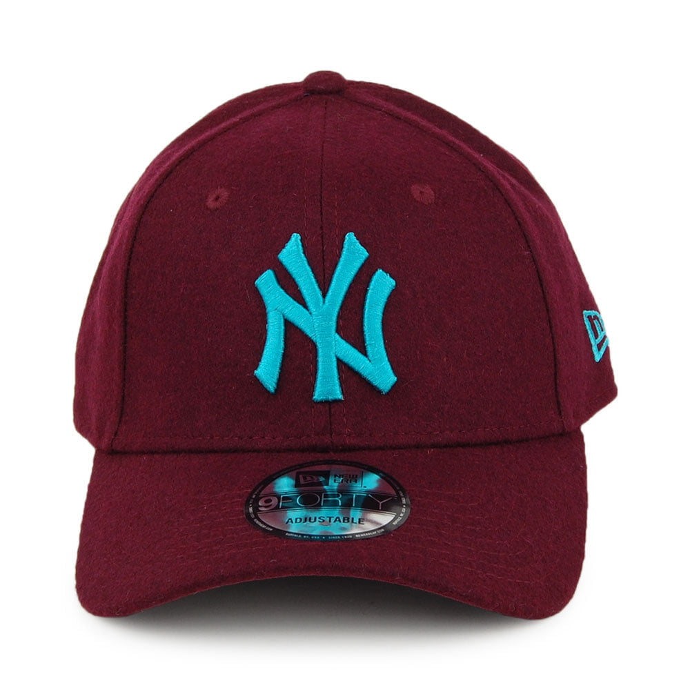 Gorra de béisbol 9FORTY MLB Melton New York Yankees de New Era - Burdeos-Verde Azulado