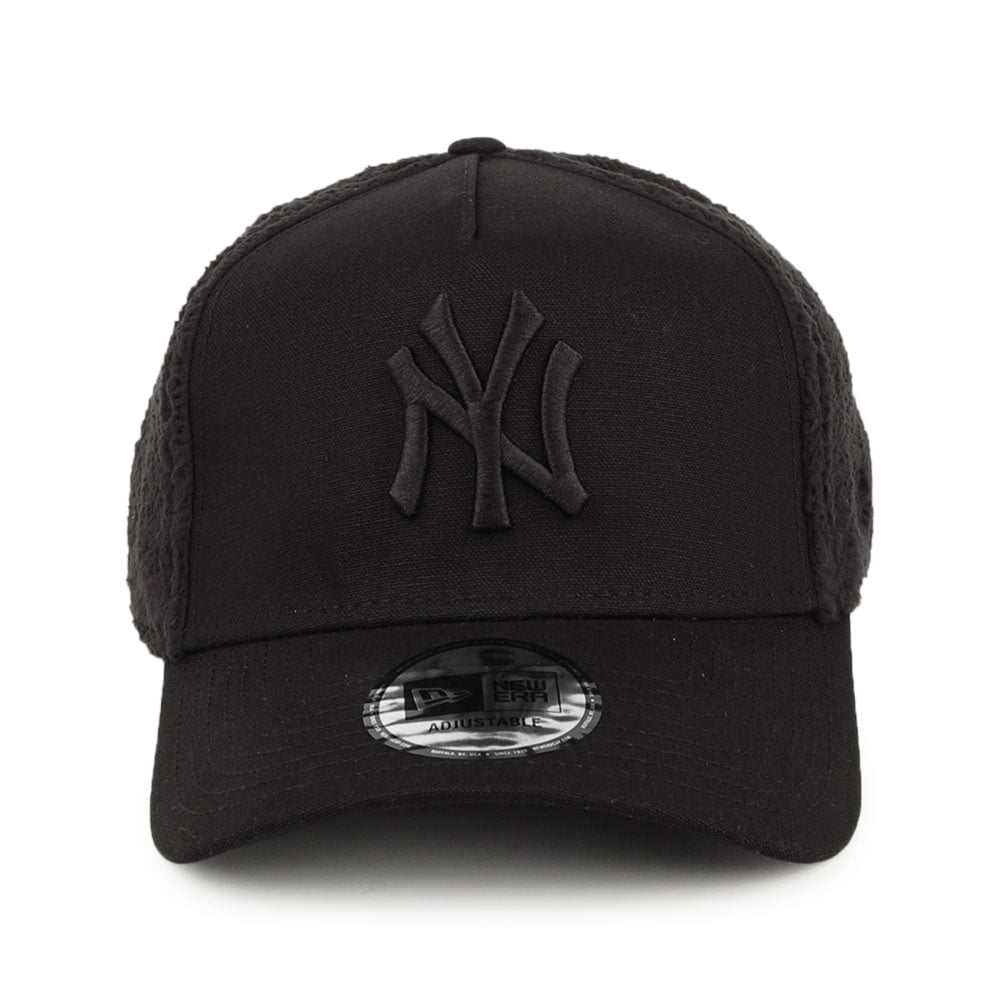 Gorra Trucker MLB Sherpa New York Yankees de New Era - Negro