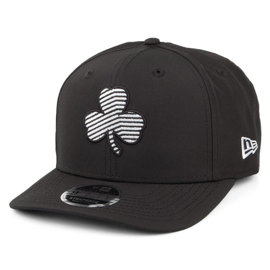 Gorra Strapback 9FIFTY NBA Monotape Boston Celtics de New Era - Negro-Blanco