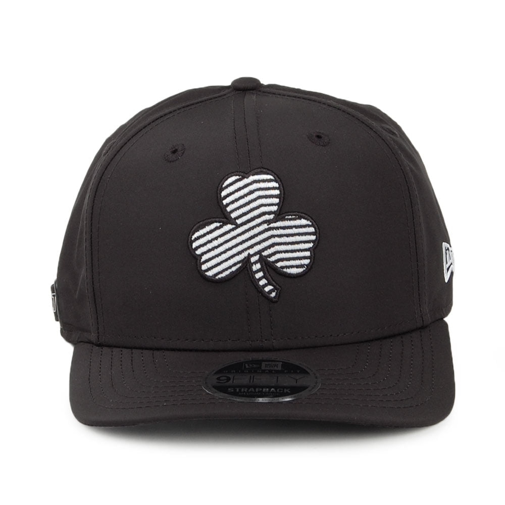 Gorra Strapback 9FIFTY NBA Monotape Boston Celtics de New Era - Negro-Blanco