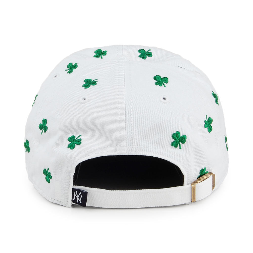 Gorra de béisbol Clean Up St. Patrick's Clover New York Yankees de 47 Brand - Blanco-Verde