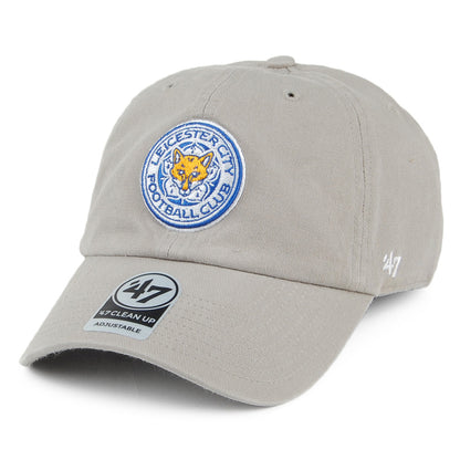Gorra de béisbol Clean Up Leicester City F.C. de 47 Brand - Gris