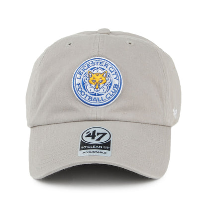 Gorra de béisbol Clean Up Leicester City F.C. de 47 Brand - Gris
