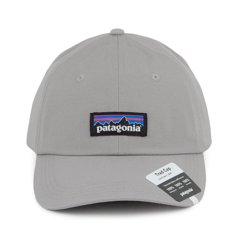 Gorra de béisbol P-6 Label de algodón orgánico de Patagonia - Gris