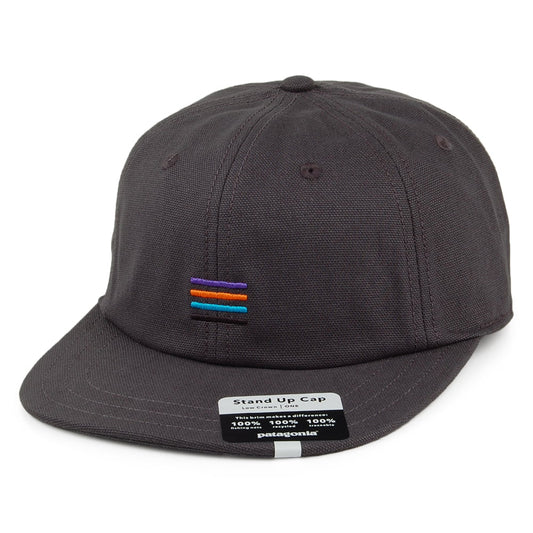 Gorra de béisbol Stand Up de algodón orgánico de Patagonia - Gris