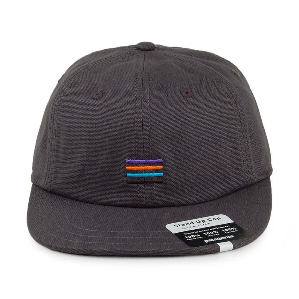 Gorra de béisbol Stand Up de algodón orgánico de Patagonia - Gris