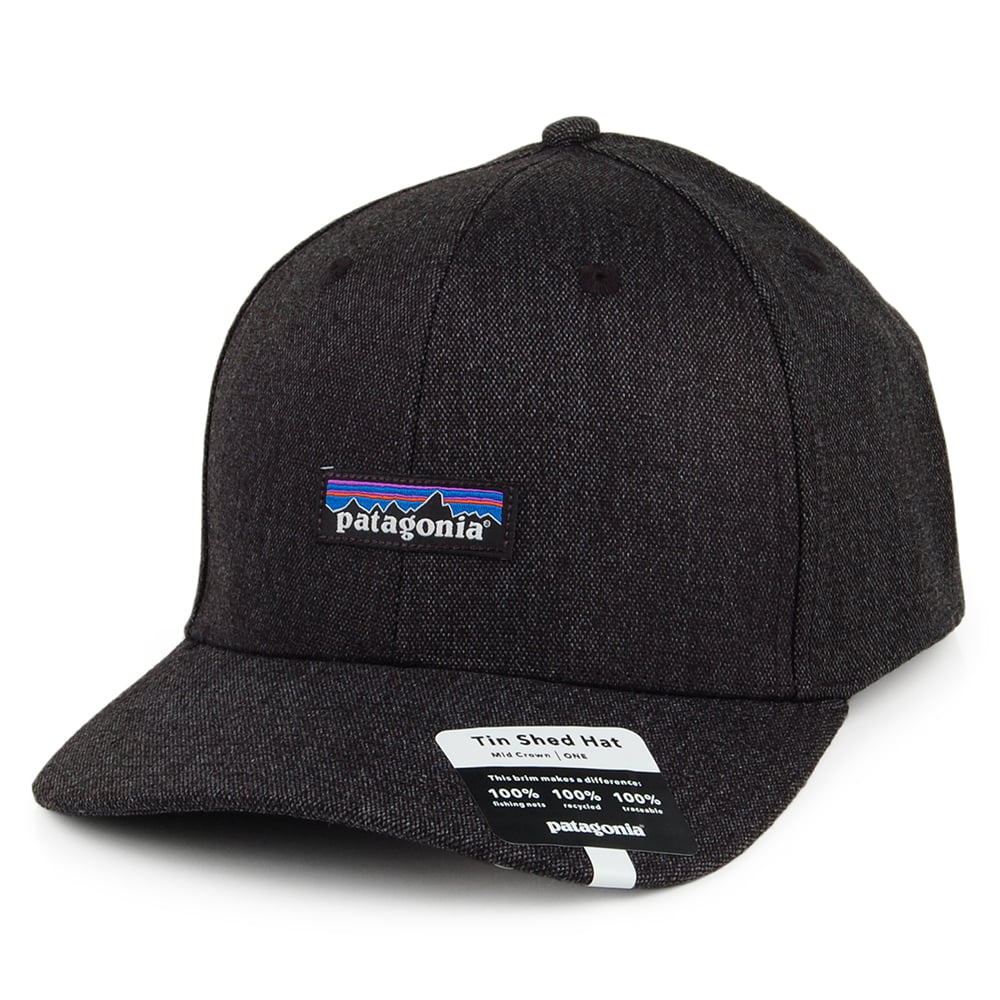 Gorra de béisbol Tin Shed de Patagonia - Negro