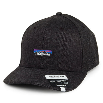 Gorra de béisbol Tin Shed de Patagonia - Negro