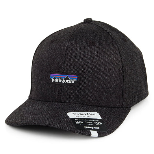 Gorra de béisbol Tin Shed de Patagonia - Negro