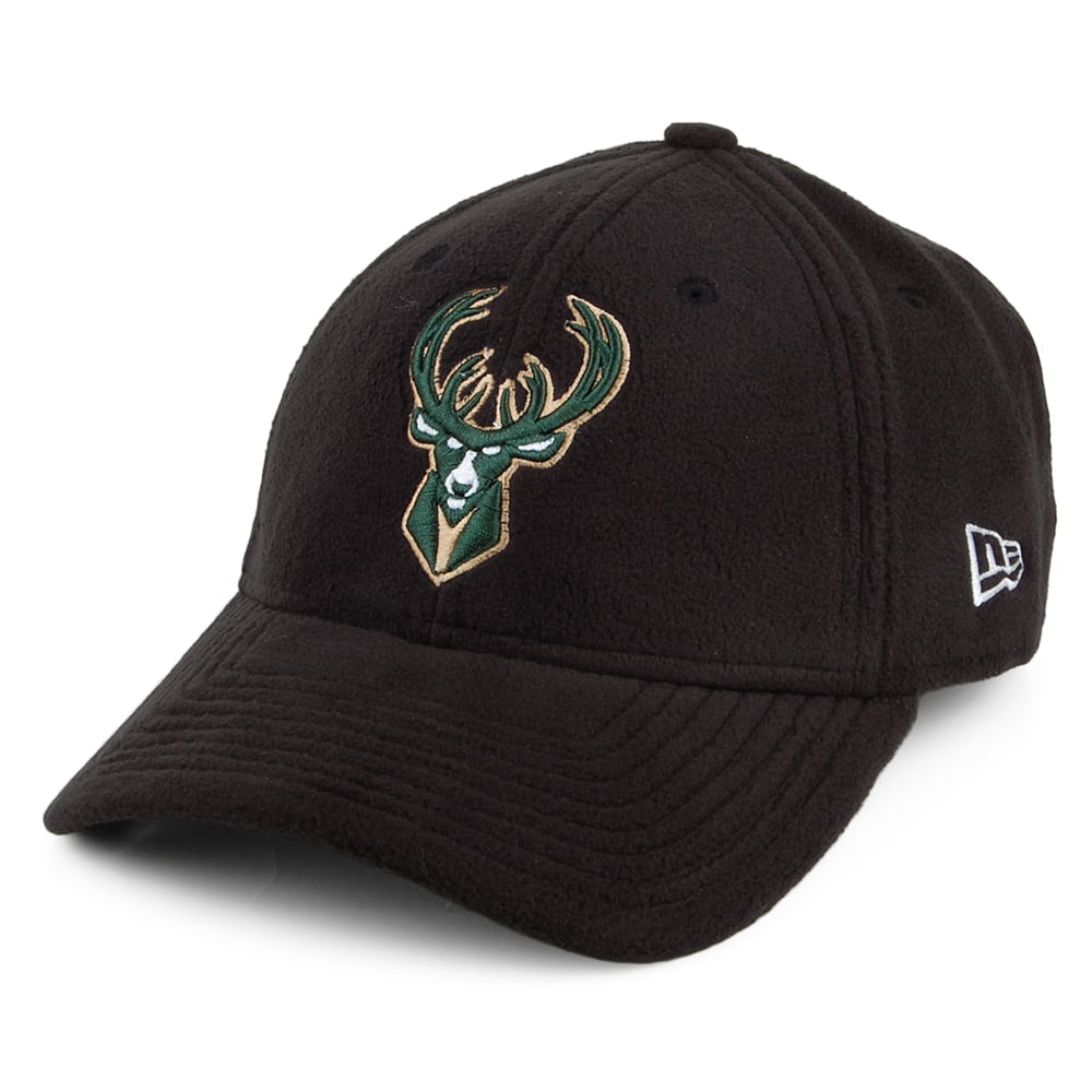 Gorra de béisbol 9FORTY NBA Polar Fleece Milwaukee Bucks de New Era - Negro