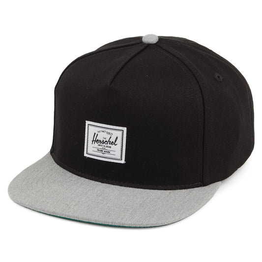 Gorra Snapback Whaler Classic de Herschel Supply Co. - Negro-Gris
