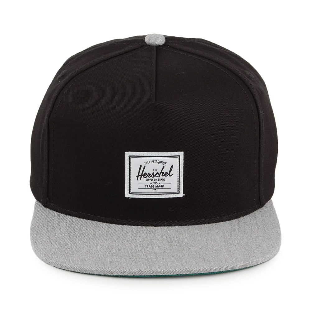 Gorra Snapback Whaler Classic de Herschel Supply Co. - Negro-Gris