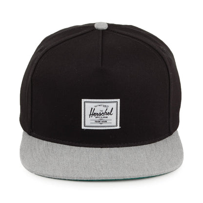 Gorra Snapback Whaler Classic de Herschel Supply Co. - Negro-Gris