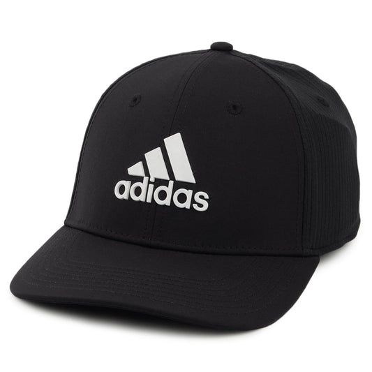 Gorra de béisbol Golf Tour Ajustable de Adidas - Negro-Blanco