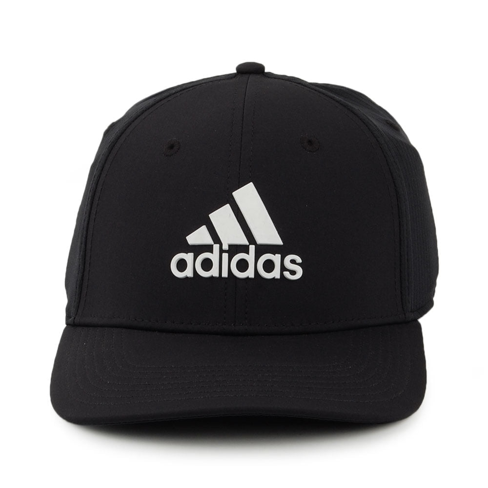 Gorra de béisbol Golf Tour Ajustable de Adidas - Negro-Blanco