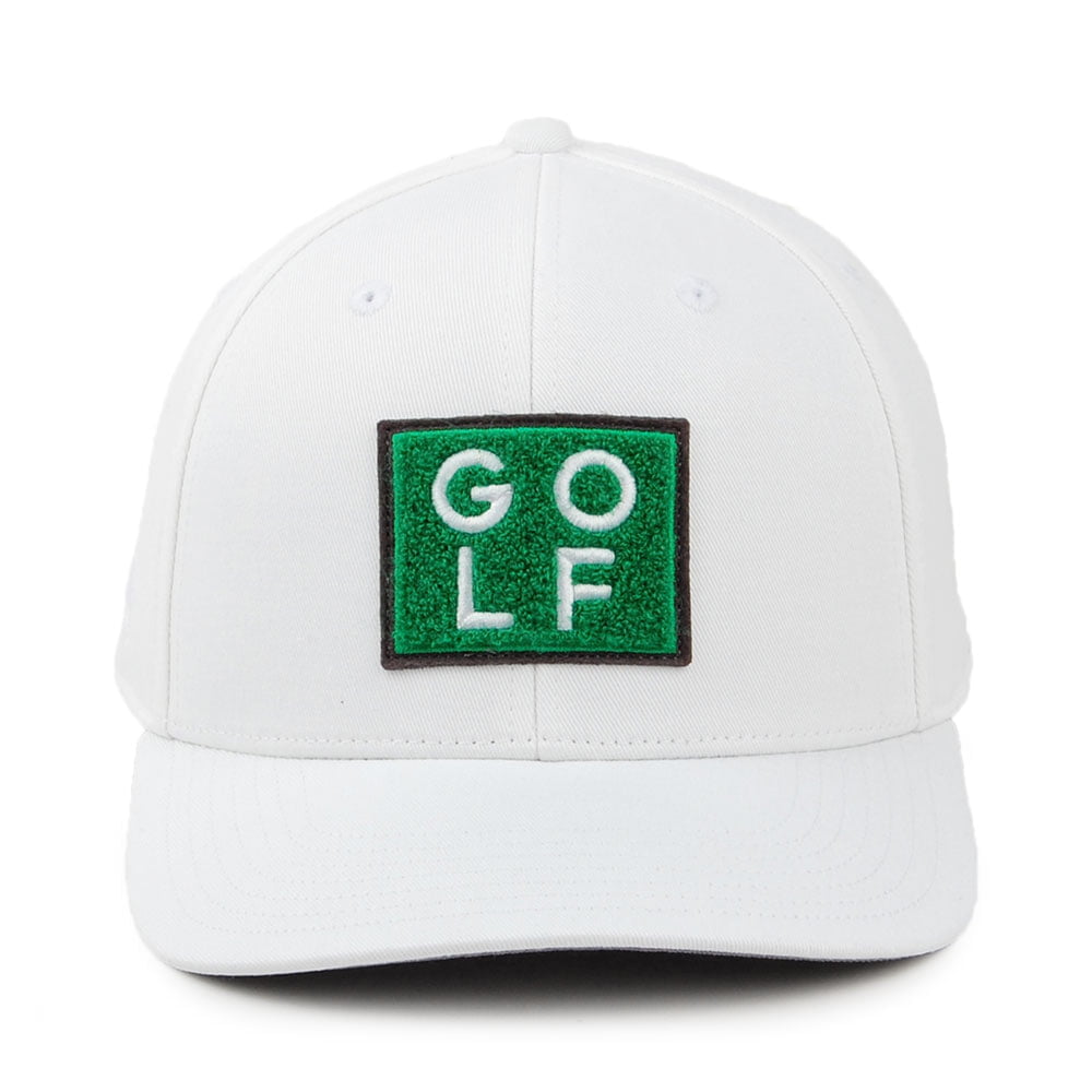 Gorra de béisbol Golf Turf de sarga de algodón de Adidas - Blanco