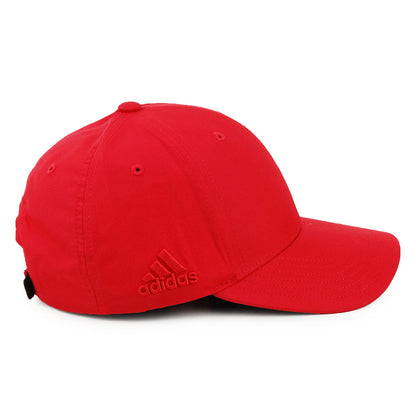Gorra de béisbol Performance Plana de Adidas - Rojo