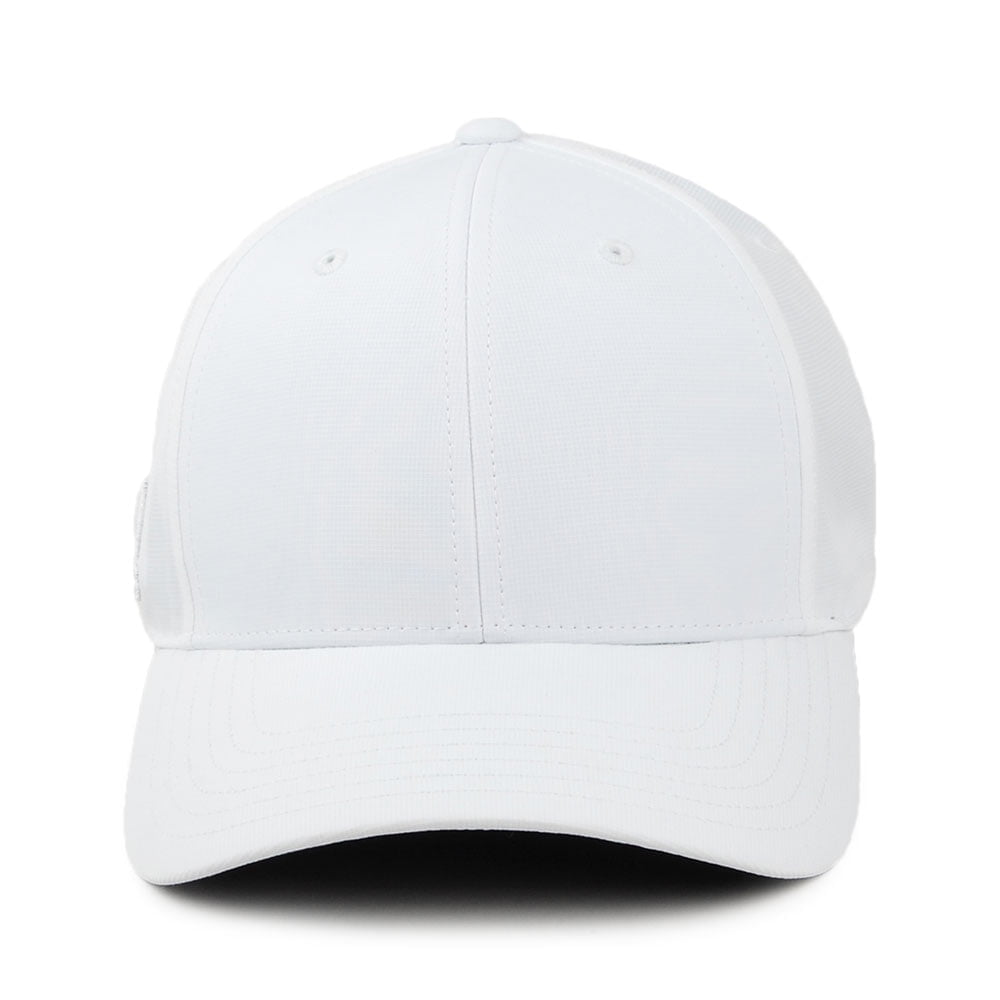 Gorra de béisbol Performance Plana de Adidas - Blanco