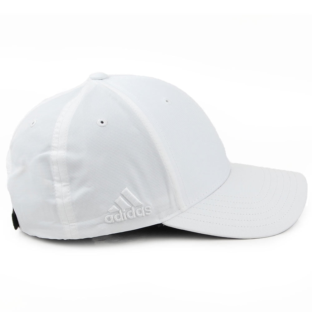 Gorra de béisbol Performance Plana de Adidas - Blanco