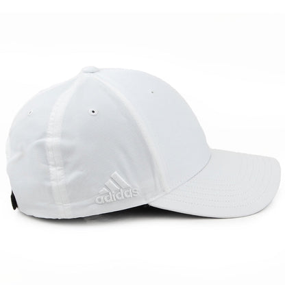 Gorra de béisbol Performance Plana de Adidas - Blanco