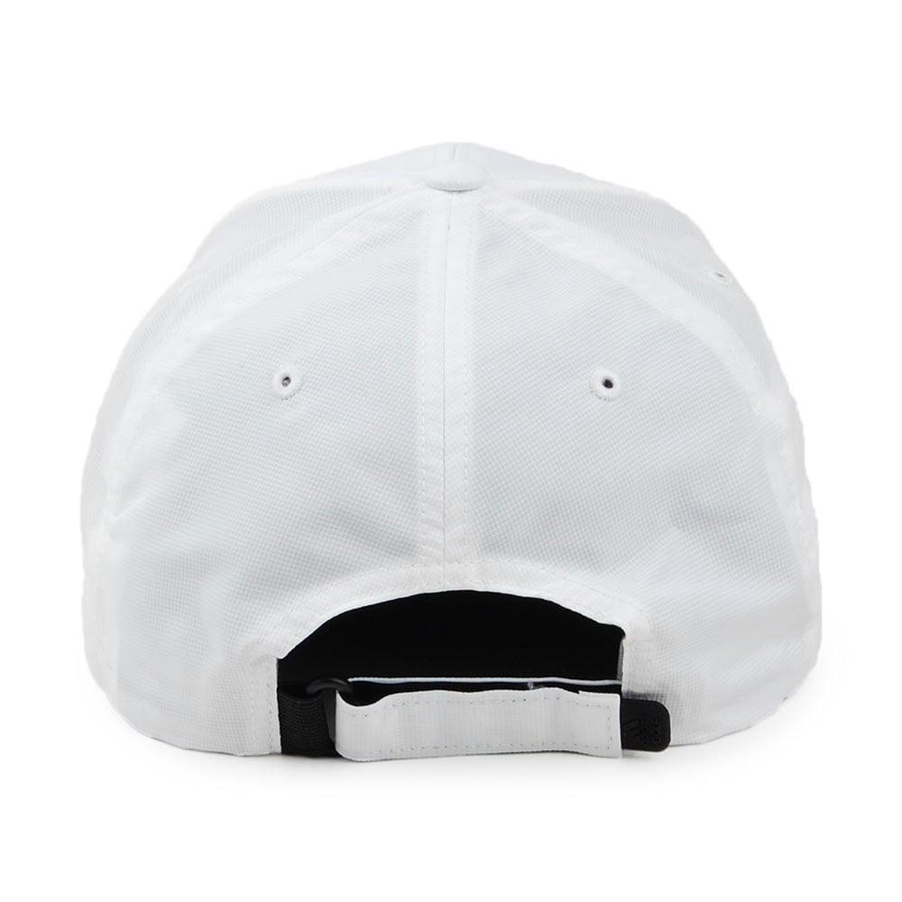 Gorra de béisbol Performance Plana de Adidas - Blanco